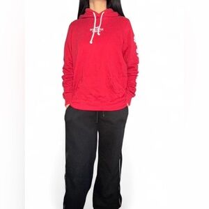 Hollister Red Floral hoodie.